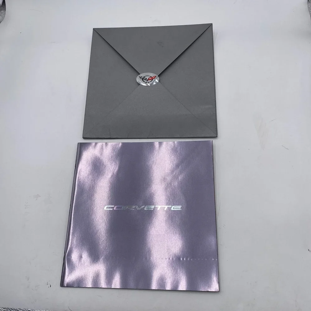 CORVETTE Chevrolet 2001 Sales Brochure Catalog Z06 LS6 C5 Purple Metallic Vtg